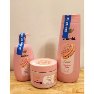 Dove Crumbl Confetti Cake Set [Body Lotion/Hand Wash/Body Scrub] Limited Edition